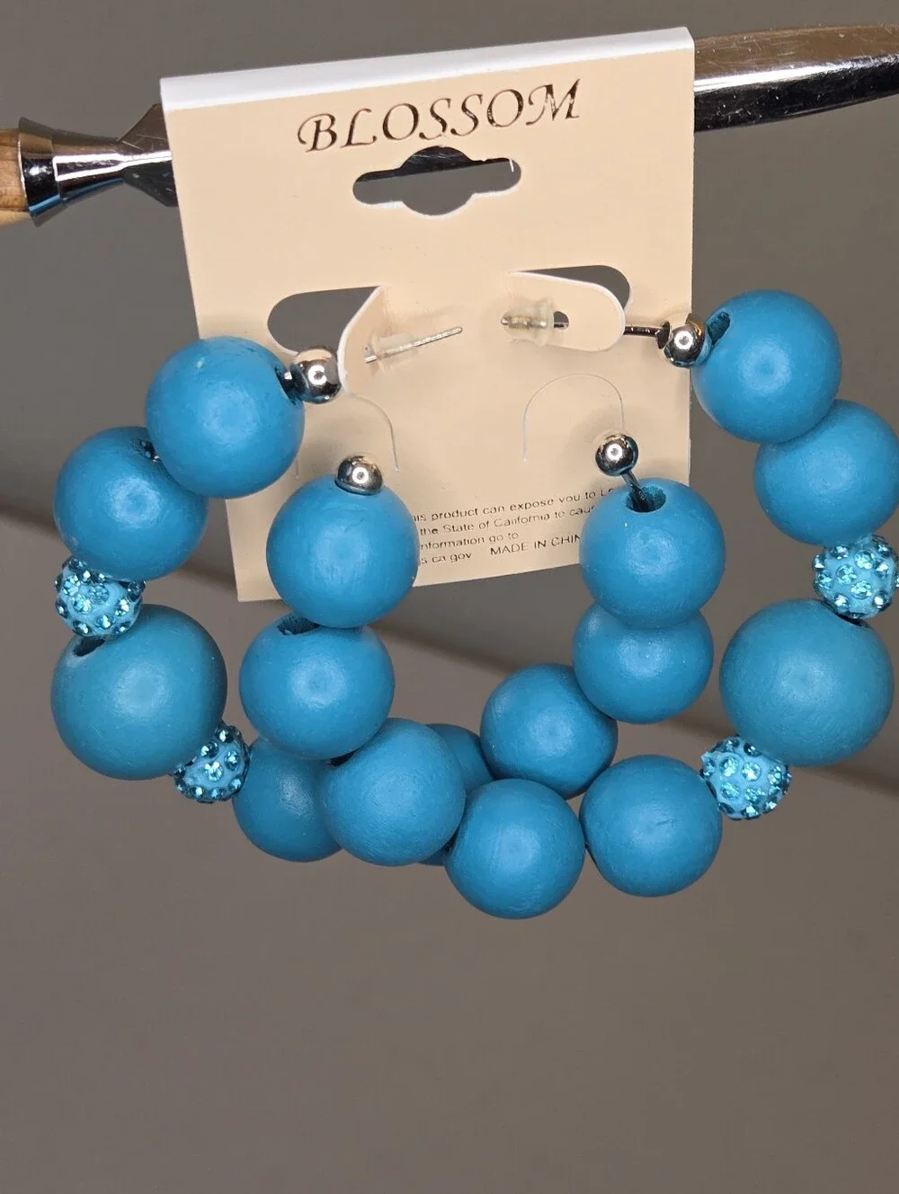 NWT Blossom Turquoise Beaded 3